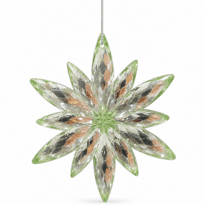 Mint Acrylic Flower Ornament (11.5cm)