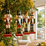 Metallic Nutcracker Ornament (12.5cm)
