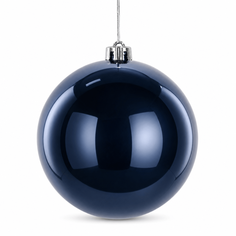 Blue Shiny Bauble (15cm)
