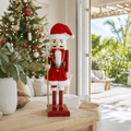 Nutcracker with Santa Hat (57cm)