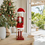 Nutcracker with Santa Hat (57cm)