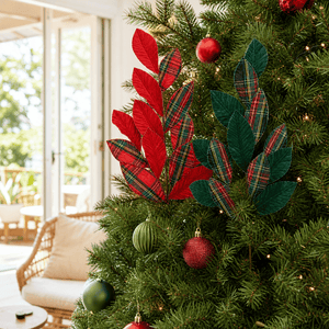 Tartan Heritage Pick on a decorated Christmas tree