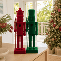 Flocked Nutcracker (38cm) - View 1
