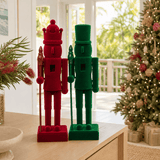 Flocked Nutcracker (38cm) - View 1