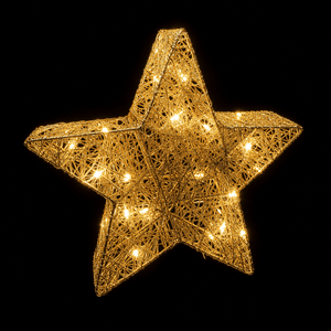 LED Battery 3D Champagne Star (30cm)