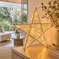 LED Battery 3D Iridescent Star (50cm)