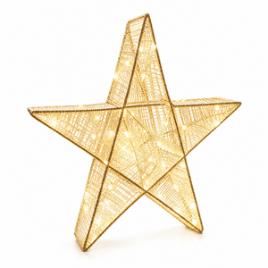 LED Battery 3D Iridescent Star (50cm)