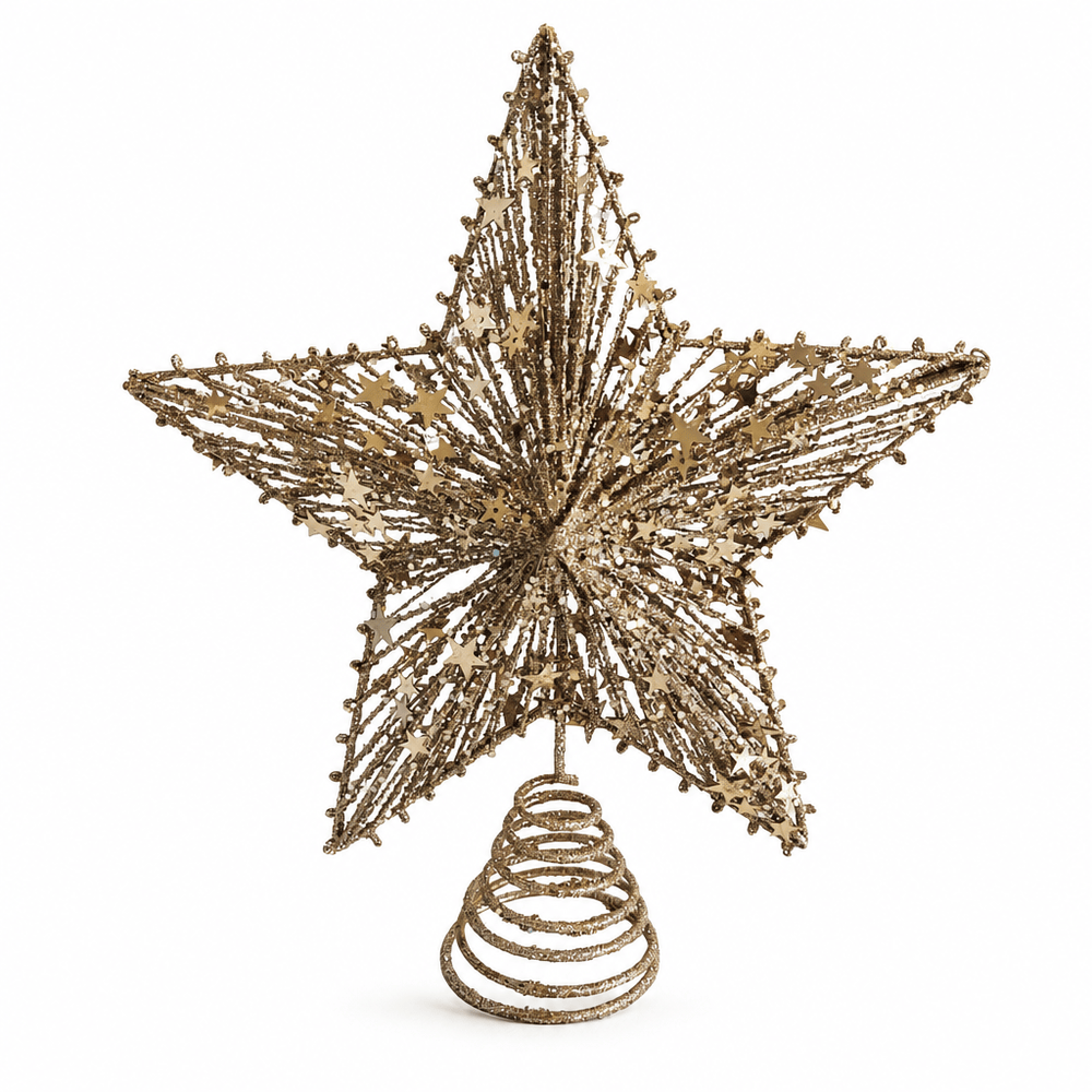 Glitter Star Tree Topper (30cm)