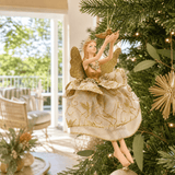 Golden Fairy Ornament styled in an Australian Christmas setting