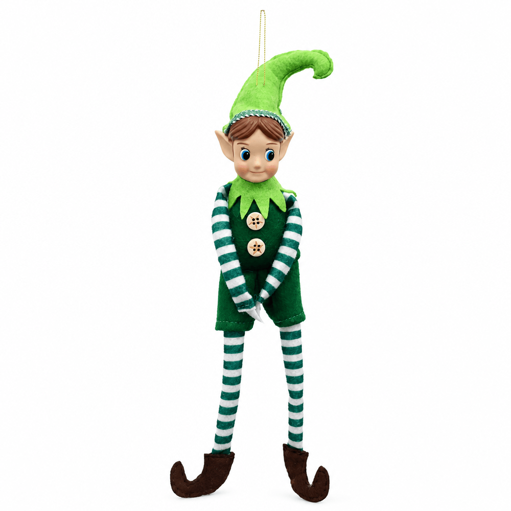 Jolly Green Elf Ornament (33cm)