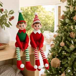 Traditional Elf styled in an Australian Christmas setting