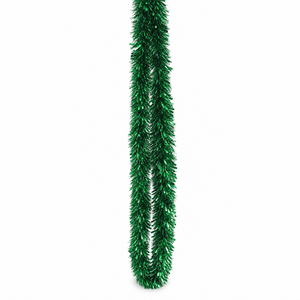 Chunky Mixed Cut Tinsel Green (2m)