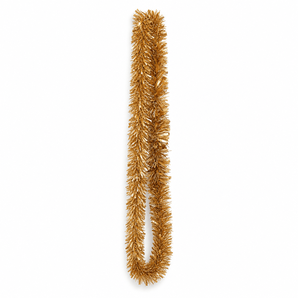 Mixed Cut Tinsel Champagne (2.4m)