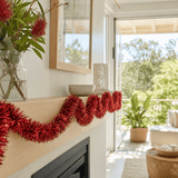 Mixed Cut Tinsel Burgandy (2.4m)