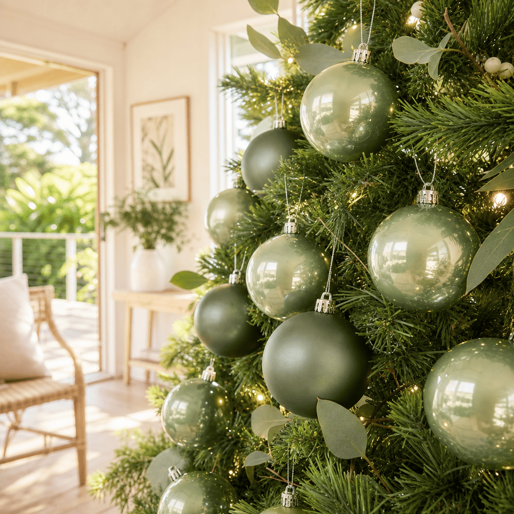 Mint Mix Baubles 9pk (6cm)