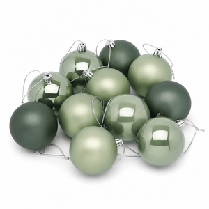 Mint Mix Baubles 9pk (6cm)