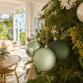 Mint Mix Baubles 3pk (10cm)