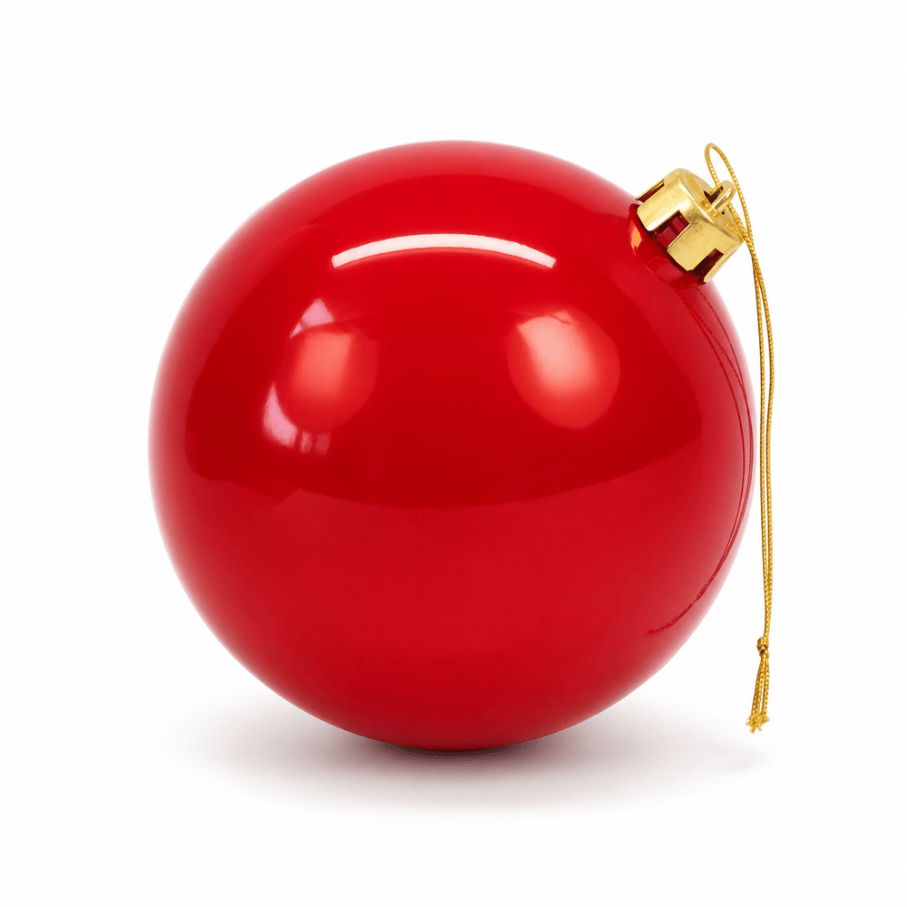 Pearl Bauble Red (15cm)