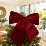 Sangria Medium Gold Bow