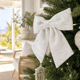White Charm Bow