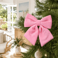 Pink Fluffy Bow