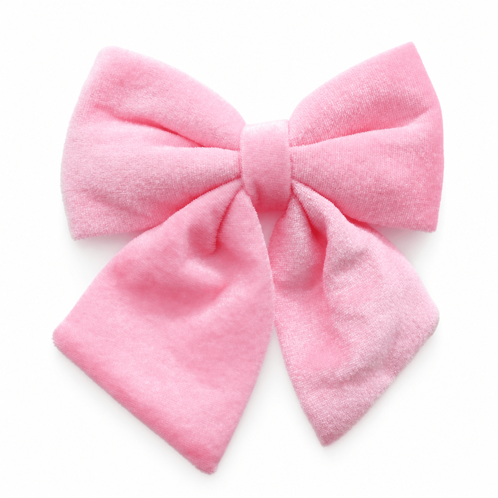 Pink Fluffy Bow