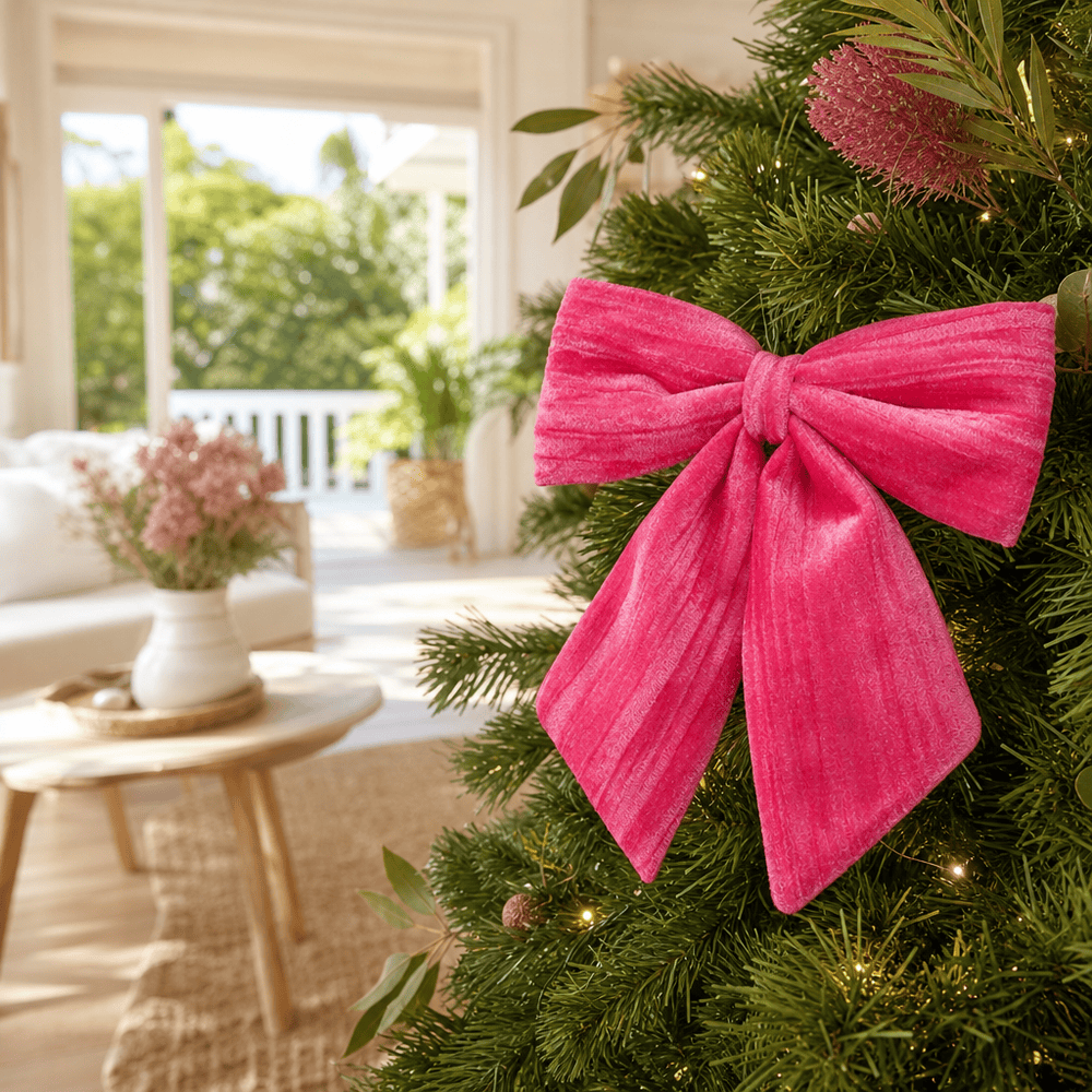 Pink Flamingo Bow