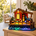 LED Santa's Beach House