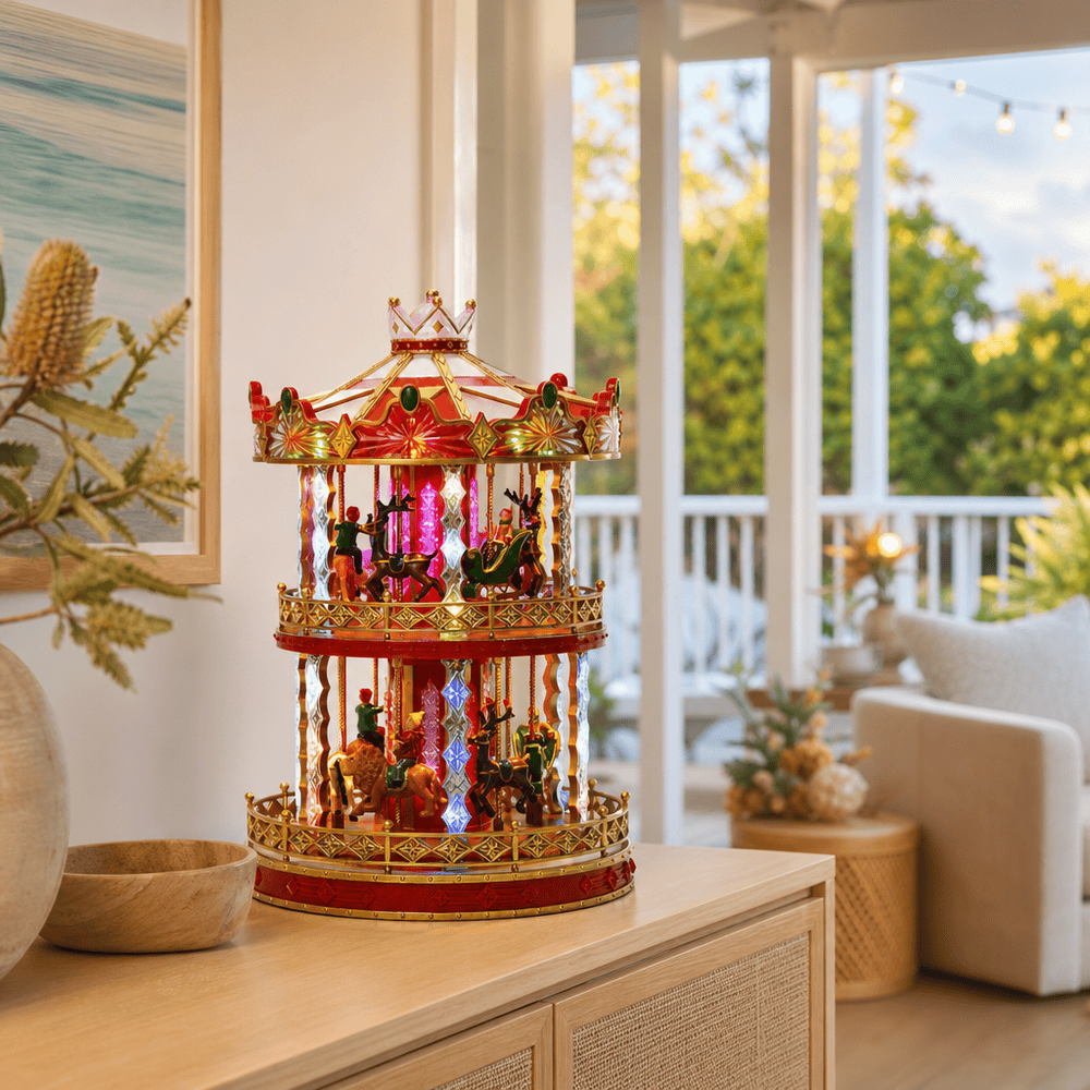 LED Musical Double Carousel