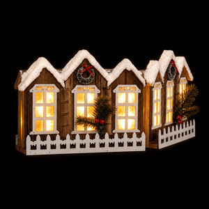 Wooden Village House Set