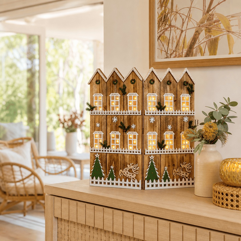 Wooden Christmas Manor