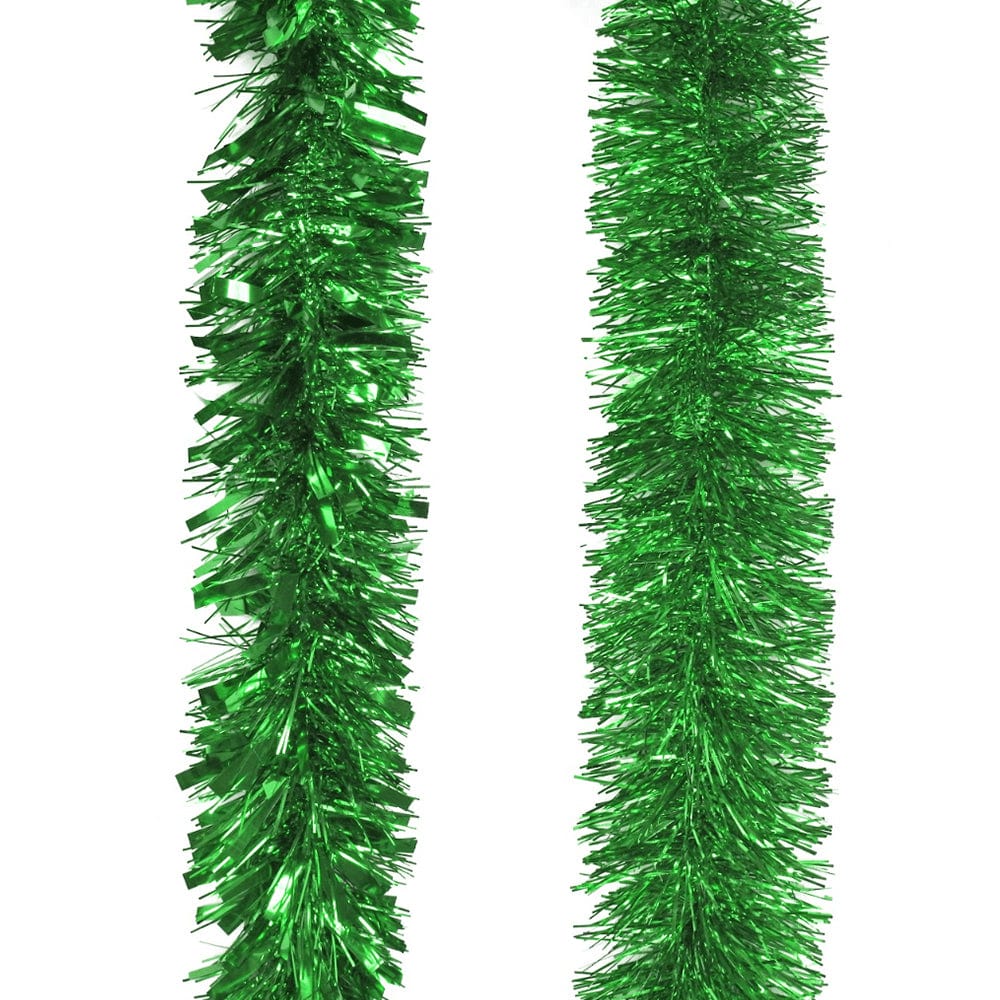 Green Fine or Mixed Tinsel 2 Asst (2m)