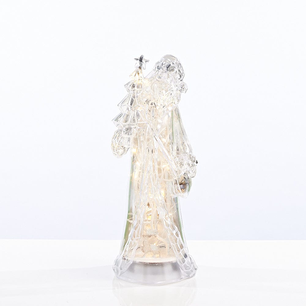 Light Up Metallic Santa (30cm) - View 8