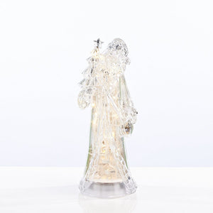 Light Up Metallic Santa (30cm) - View 8