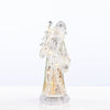 Light Up Metallic Santa (30cm)