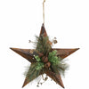 Rustic Hanging Deco Star 3 Asst (33cm)