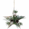 Rustic Hanging Deco Star 3 Asst (33cm)