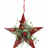 Rustic Hanging Deco Star 3 Asst (33cm)