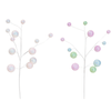 Iridescent Pastel Bauble Pick Asst (56cm)