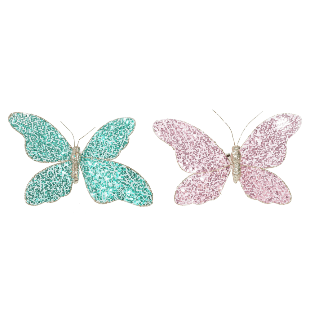 Mermaid Butterfly Clip Asst
