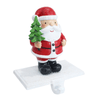 Santa Resin Stocking Holder Asst