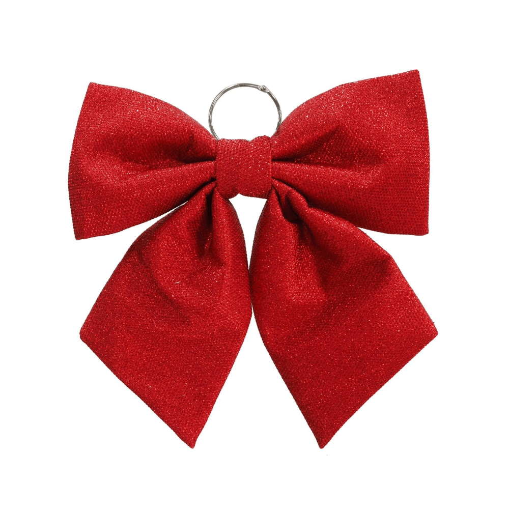 Metallic Fabric Bow Asst
