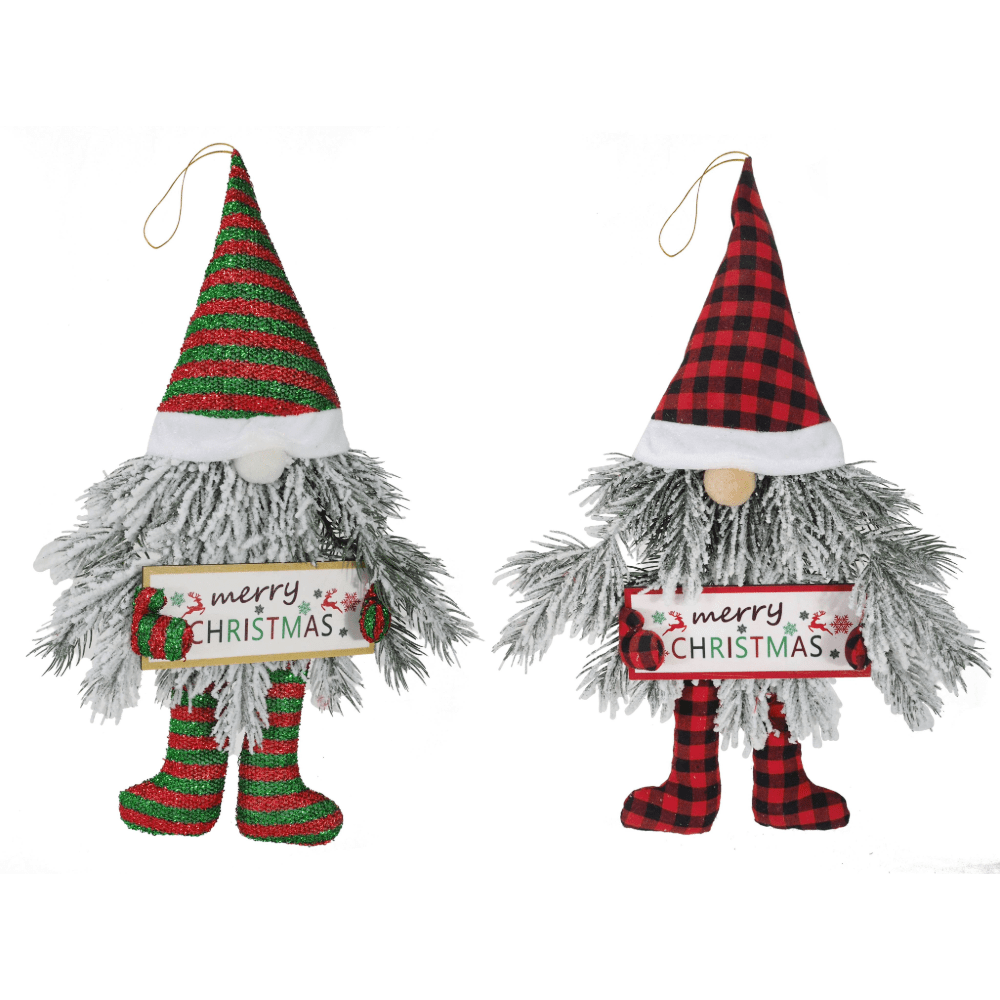 Hanging Snowy Gnome Tree Asst