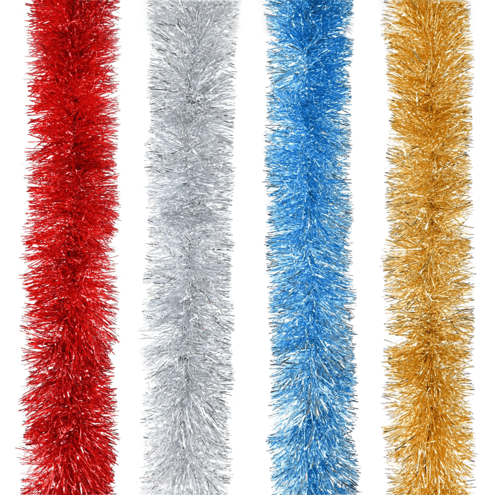 Fine Cut Metallic Tinsel Asst (2m)