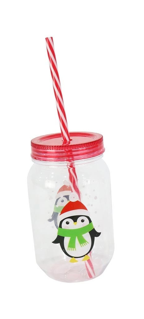 Screw Top Cup with Straw Asst - View 2