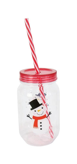 Screw Top Cup with Straw Asst - View 3