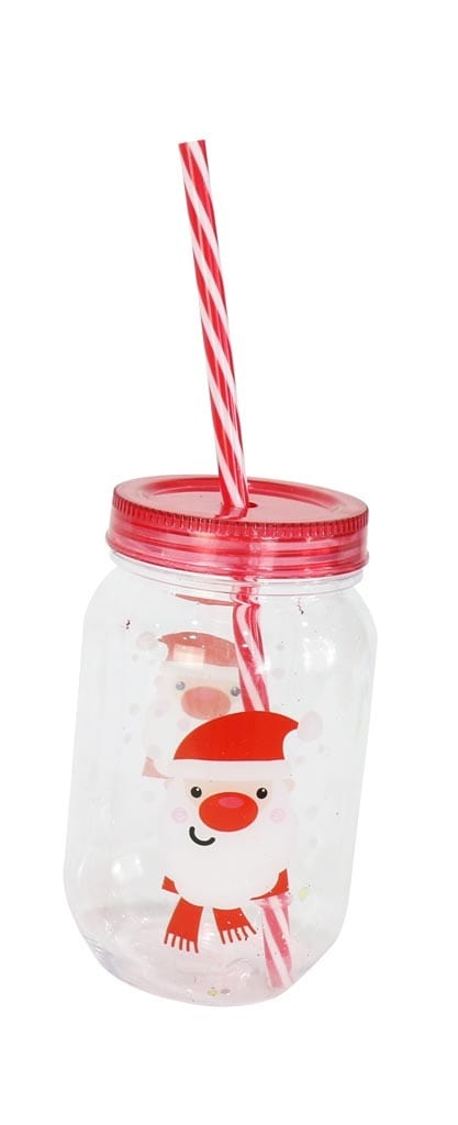 Screw Top Cup with Straw Asst - View 5