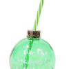 Booze Bauble with Straw 4 Asst