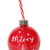 Booze Bauble with Straw 4 Asst