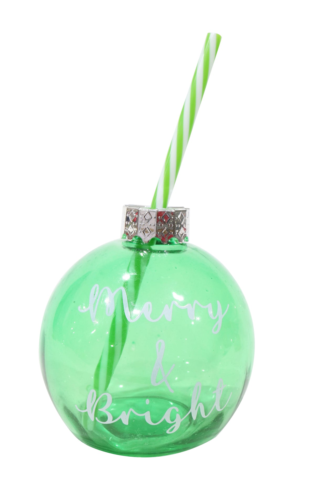 Booze Bauble with Straw 4 Asst - View 5